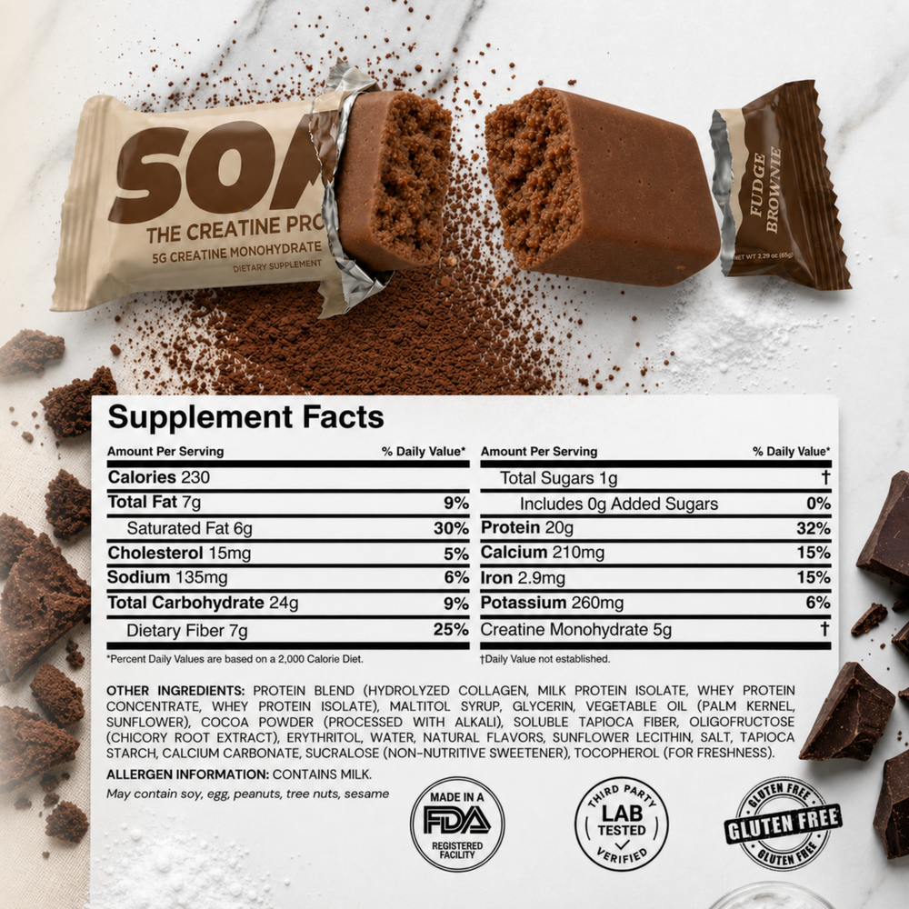 The Creatine Protein Bar - Fudge Brownie