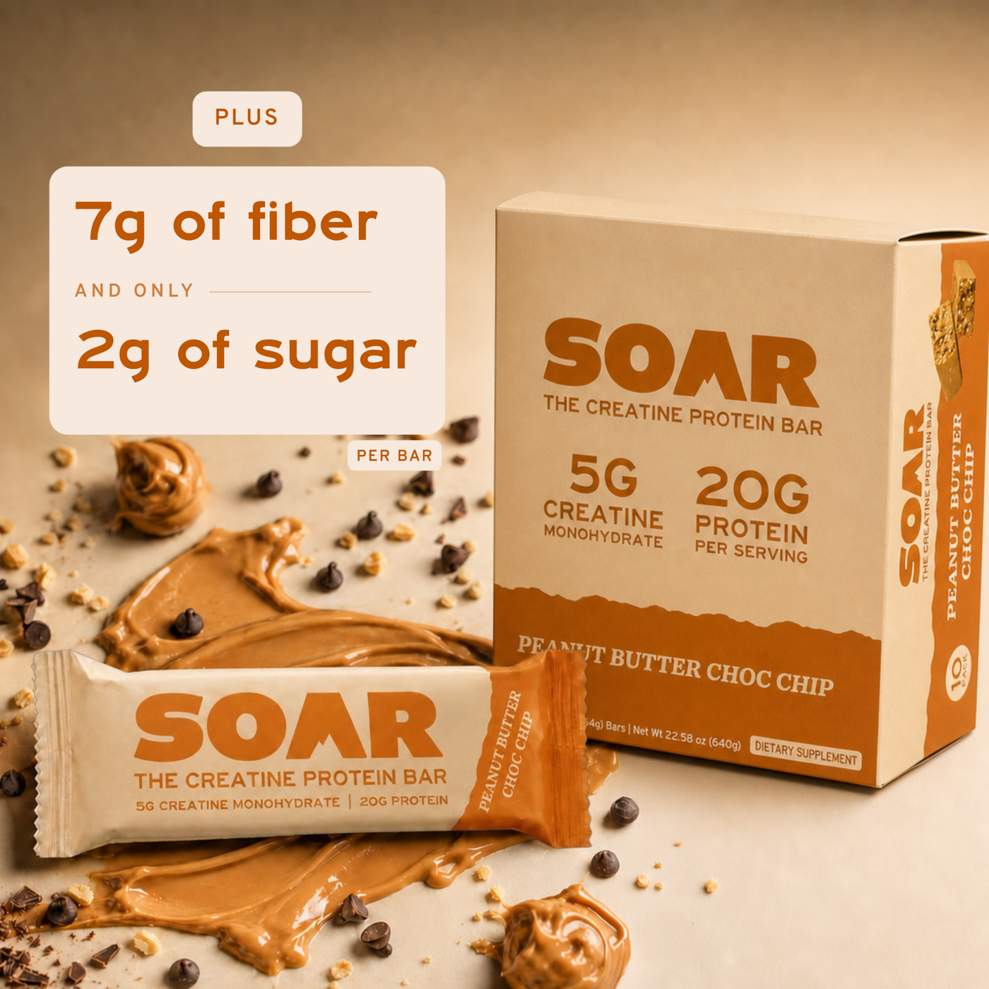 The Creatine Protein Bar - PBCC