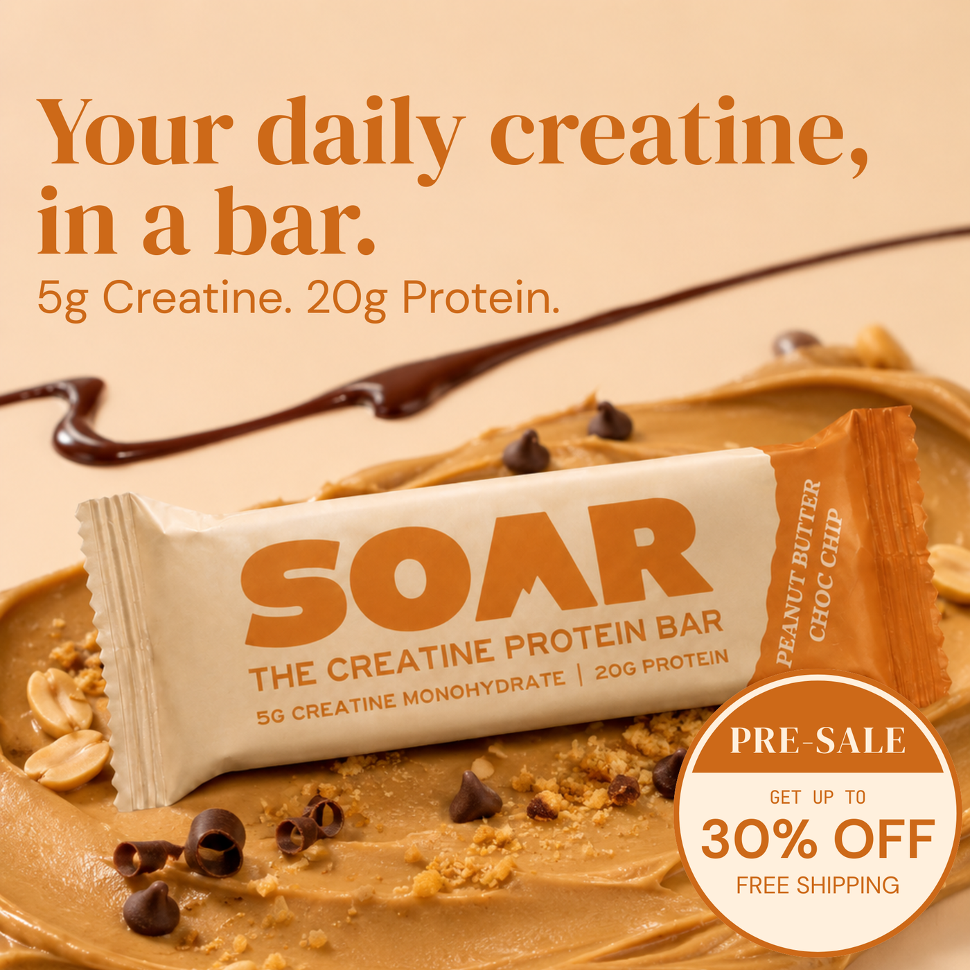 The Creatine Protein Bar - PBCC