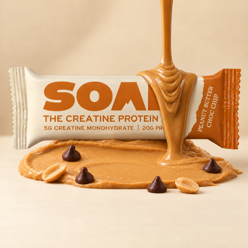 Soar Peanut Butter Chocolate Chip Creatine Protein Bar